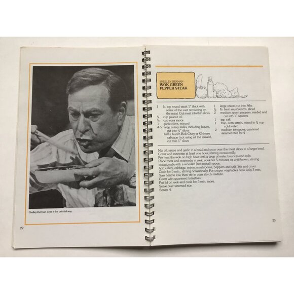 New Celebrity Cooks Cookbook With Bruno Gerussi Coil Bound CBC TV Vintage 1979 - Picture 6 of 9
